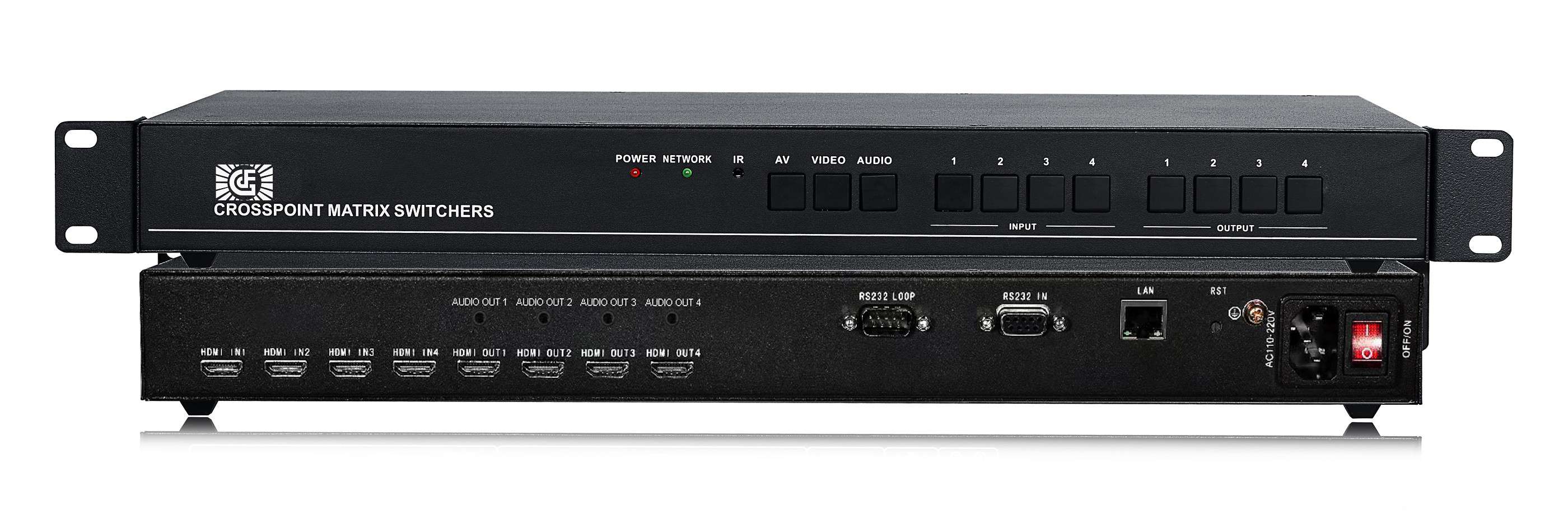 4K60HZ高清HDMI2.0 4進4出無縫矩陣