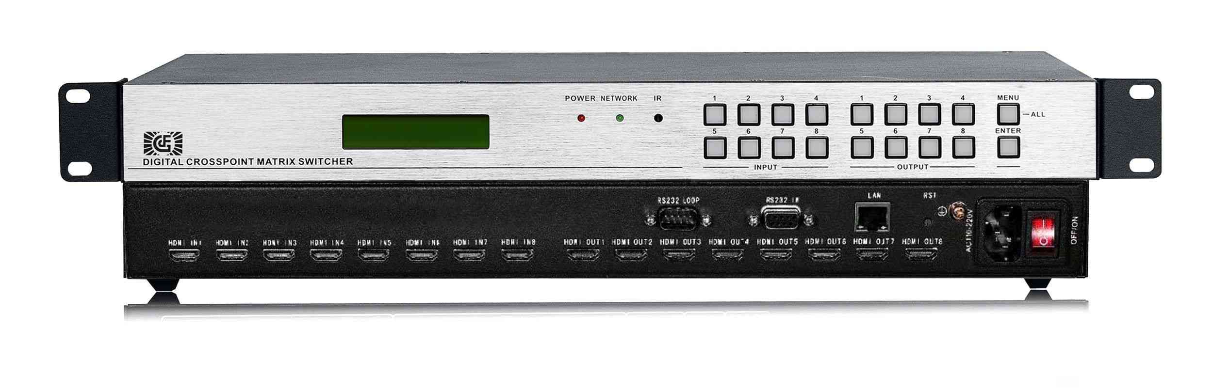 HDMI8進(jìn)8出4K高清矩陣