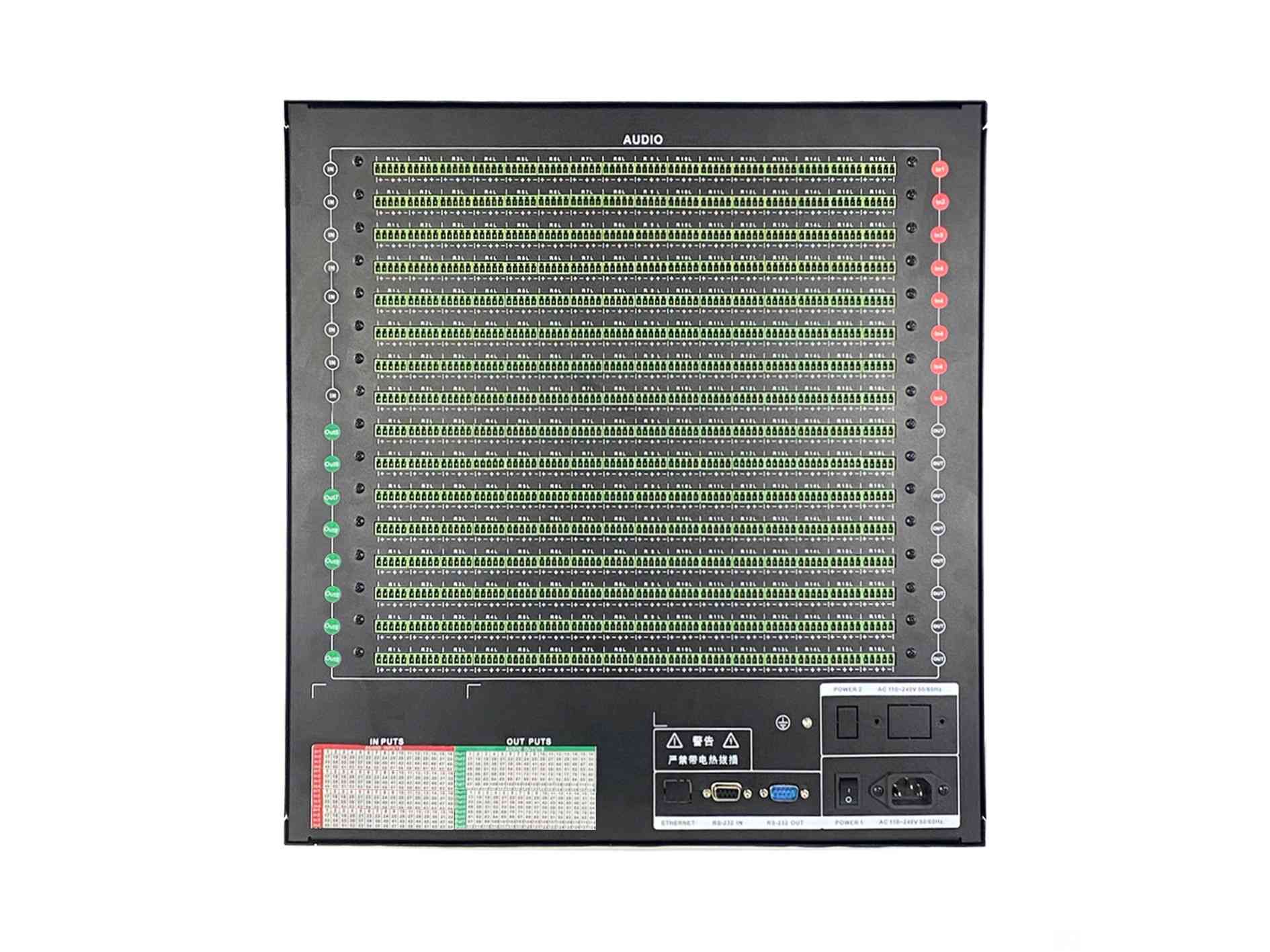 AUDIO音頻128進(jìn)128出矩陣 128路音頻矩陣切換器