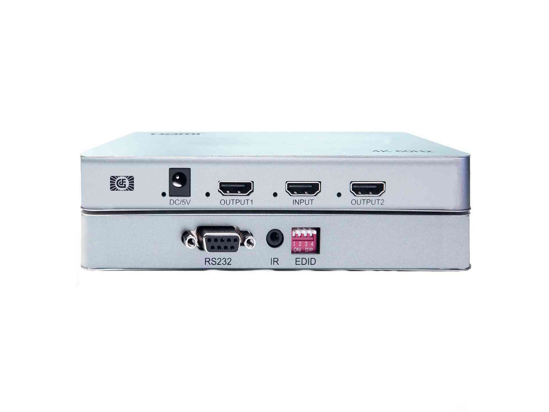 HDMI1進2出 4K60分配器