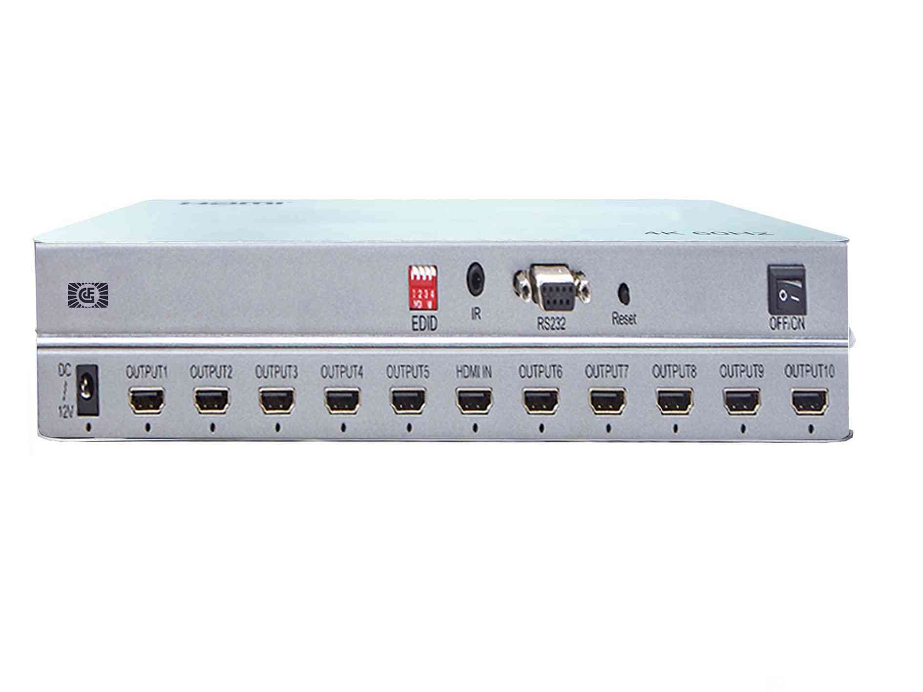 HDMI1進10出 4K60分配器