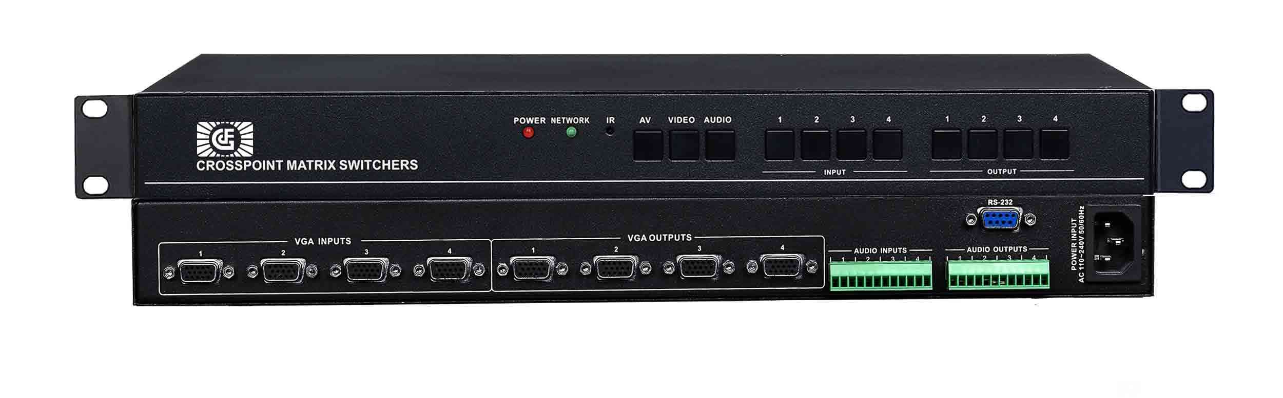 VGA0404矩陣VGA4進4出帶獨立音頻
