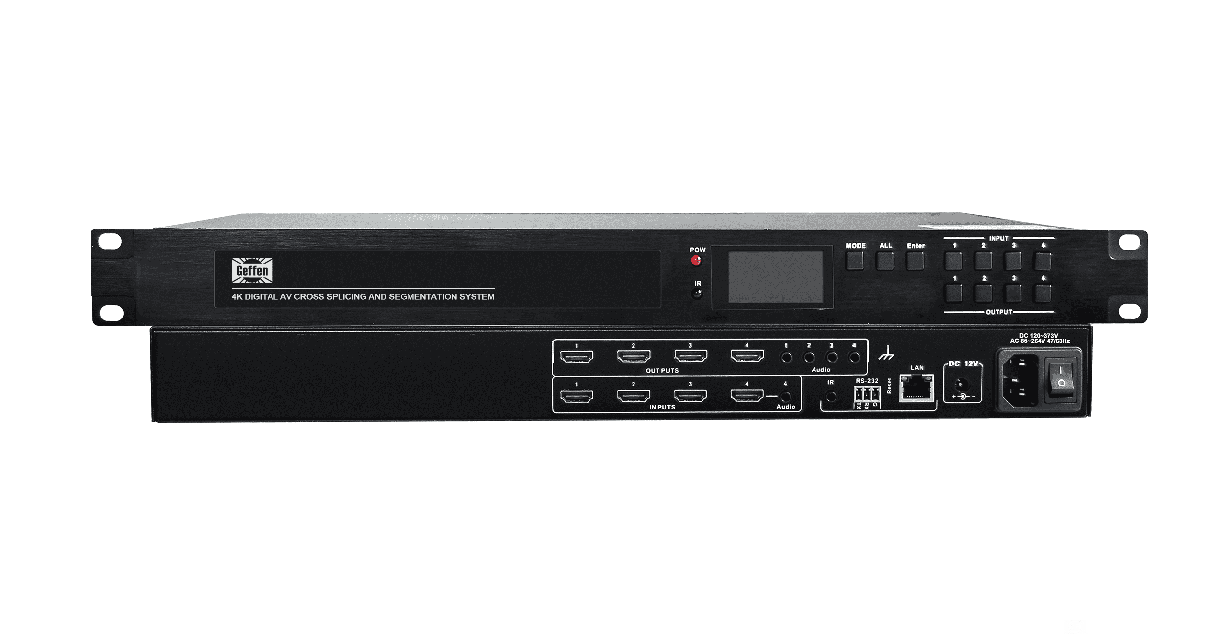 4K4進(jìn)4出高清無縫矩陣
